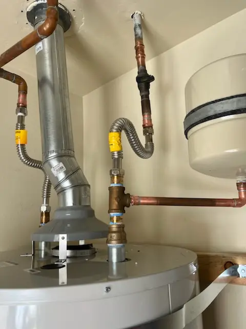Water heater installation and plumbing repair in Beardsley
